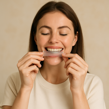 Bandes de blanchiments dentaires - la formule saine pour vos dents